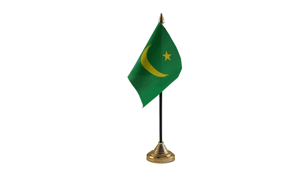 Mauritania Old Table Flags